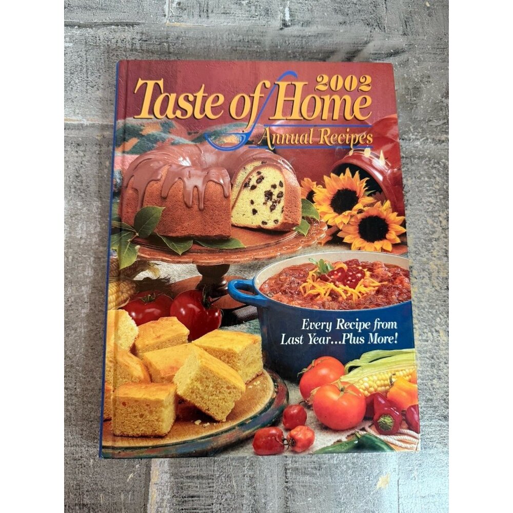 Taste of Home Annual Recipes Cooking  2002 hardcover, , Cookbooks Vintage